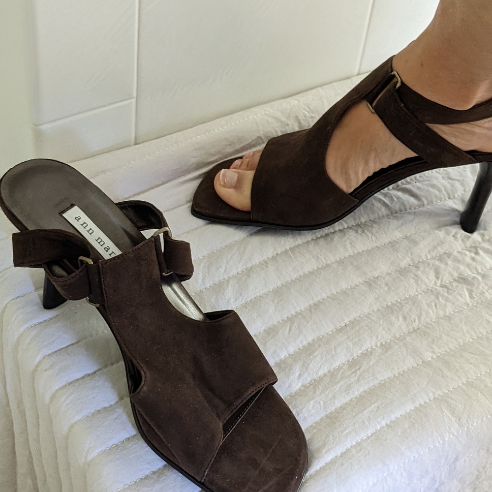 Suede Heels